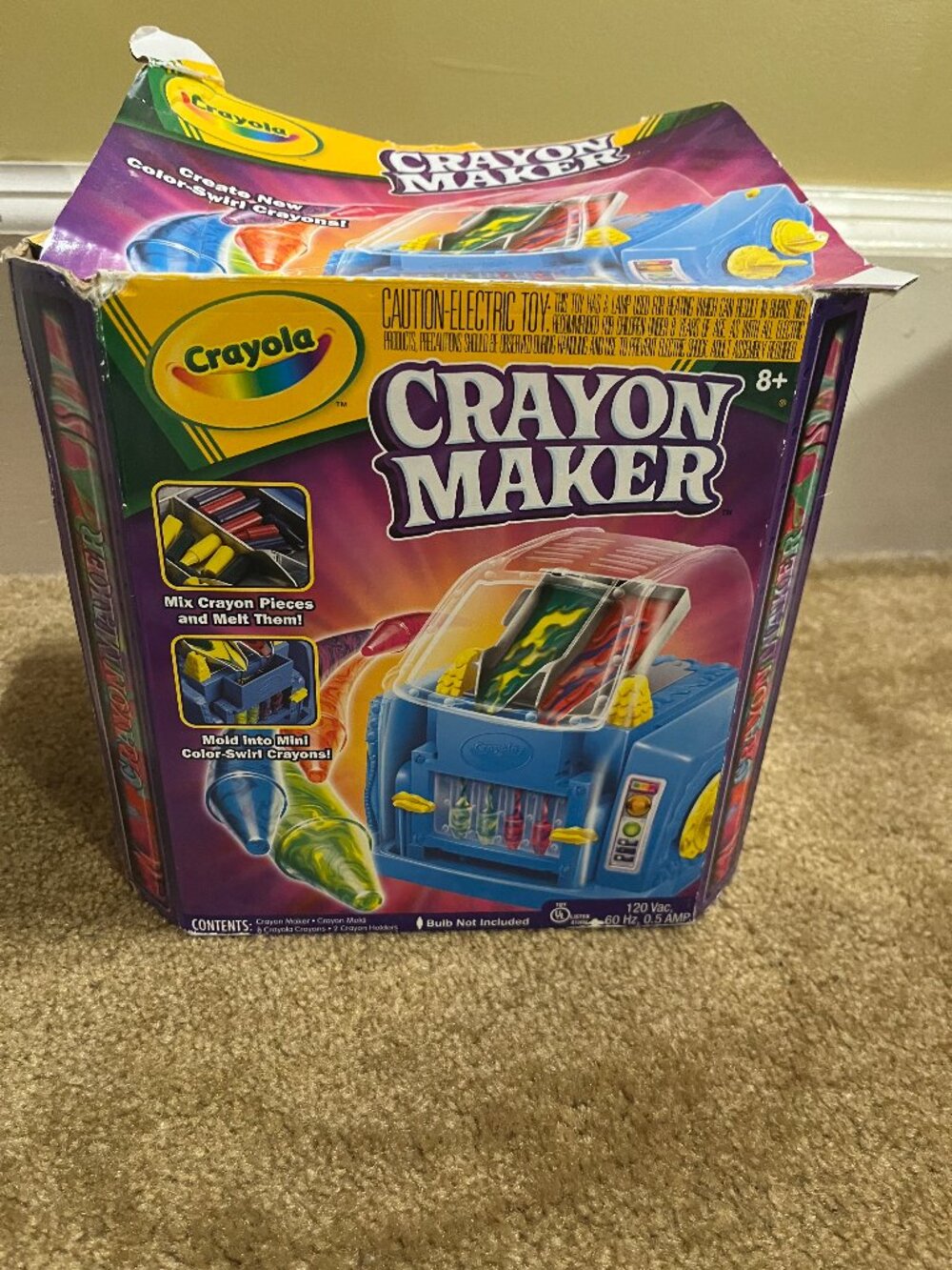 Crayola Crayon Maker Melt Mold & Make Swirl Color Crayons